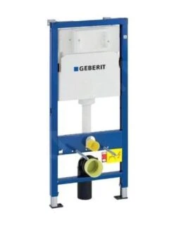 Geberit Duofix - Inbouwreservoir Voor Hangend Toilet Met DELTA21 Bedieningsknop, Glanzend Chroom + Closet Alpha Met WC-zitting 458.103.00.1 NR2 -Thuis-Badkamer 00660e0ee8be677d33cccd5c 1