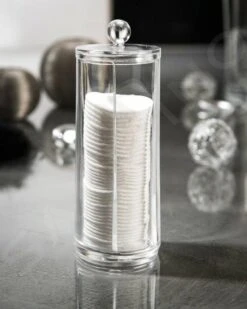 Compactor Make-up Organizer - Wattenschijfjeshouder, Doorschijnend Kunststof RAN5059 -Thuis-Badkamer 0d16e54dae571898e636fa9b