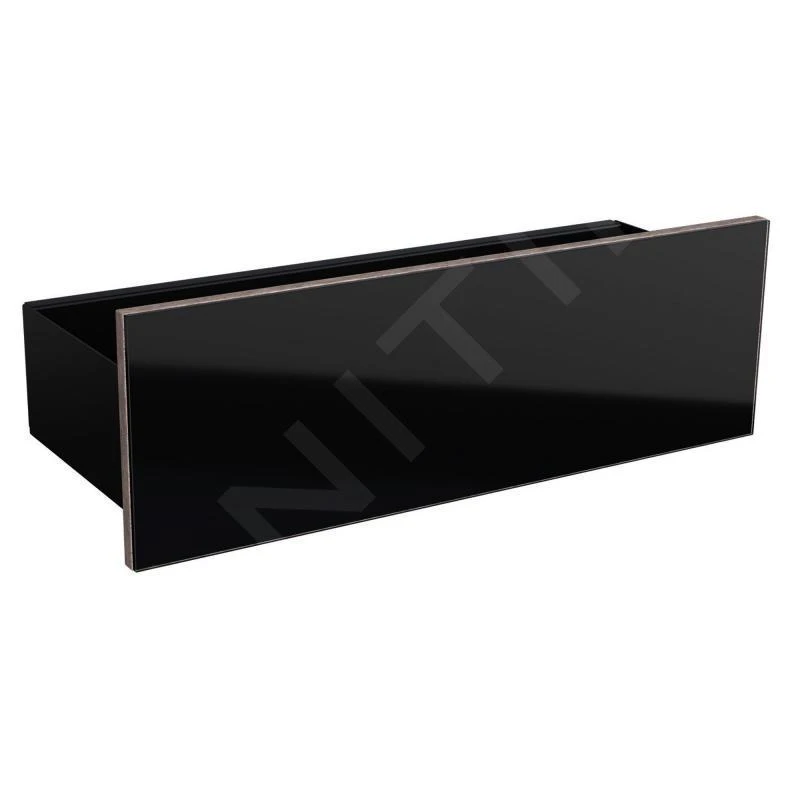 Geberit Acanto - Planchette 450x148 Mm, Zwart 500.617.16.1 1 Geberit Acanto - Planchette 450x148 Mm, Zwart 500.617.16.1