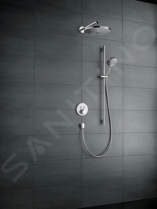 Hansgrohe Raindance Select S - Hoofddouche 240 2jet EcoSmart 9l/min, Douchearm 390 Mm, Chroom 26470000 3 Hansgrohe Raindance Select S - Hoofddouche 240 2jet EcoSmart 9l/min, Douchearm 390 Mm, Chroom 26470000 - Afbeelding 3