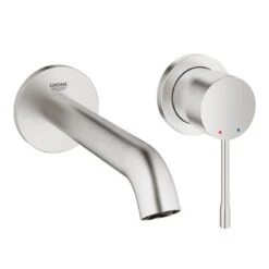 Grohe Essence - 2-gats Wastafelkraan M, Supersteel 19408DC1