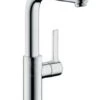 Hansgrohe Metris S - Wastafelkraan Met Draaibare Uitloop En Push-Open Afvoergarnituur, Chroom 31161000
