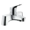 Hansgrohe Focus E2 - 2-gats Badrandmengkraan, Chroom 31523000