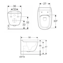 Geberit Citterio - Wandcloset, Rimfree, KeraTect, Wit 500.510.01.1 -Thuis-Badkamer 1a43aea9e7b19e31bd548bca