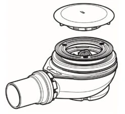 Geberit Toebehoren - Doucheafvoer D90 Met Afbouwdeel, Chroom 150.551.21.1 -Thuis-Badkamer 1b2c3501986be94dac892cfe