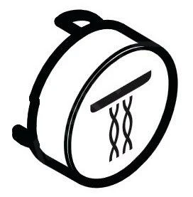 Hansgrohe Toebehoren - Select-knop Whirl, Zwart 92575610 1 Hansgrohe Toebehoren - Select-knop Whirl, Zwart 92575610