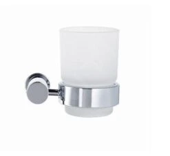Duravit D-Code - Tandenborstelhouder, Rechts, Melkglas/chroom 0099201000