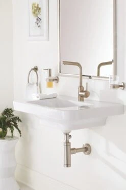 Grohe Essentials - Glas Met Houder, Geborsteld Nikkel 40447EN1 -Thuis-Badkamer 289449e678ac33516d5d7e78