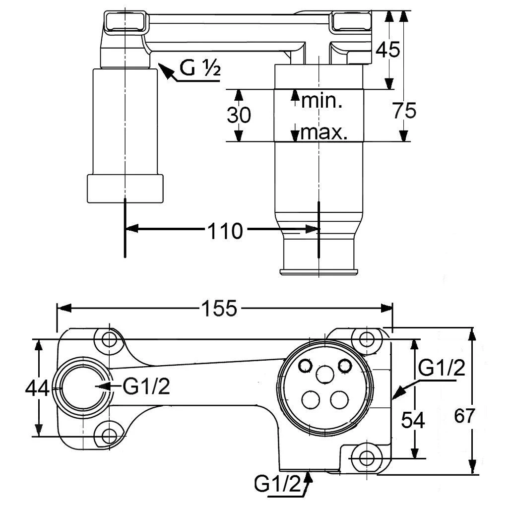 Kludi Inbouwdelen - Inbouwdeel DN15 38243 2 Kludi Inbouwdelen - Inbouwdeel DN15 38243 - Afbeelding 2
