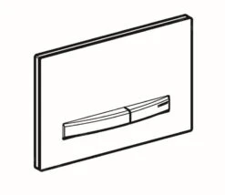 Geberit Sigma50 - Bedieningsplaat, Dual Flush Spoeling, Zwart Chroom/zonder Afdekplaat 115.671.00.2 -Thuis-Badkamer 2d30eb98719ca94ca802058f