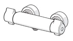 Hansa Clinica - Thermostatische Douchekraan, Thermo Cool, Chroom 08806200 -Thuis-Badkamer 31b1107a2ff34425f26a4bc3