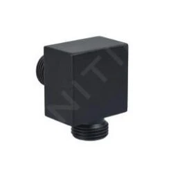 Paffoni Level - Wandaansluitbocht, Mat Zwart ZACC238NO