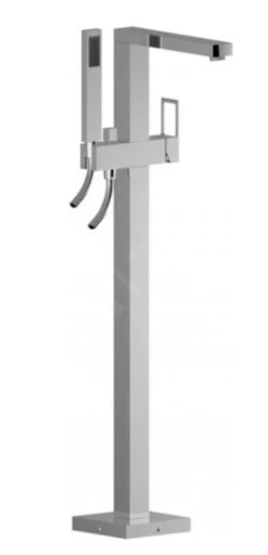 Paffoni Effe - Vrijstaande Badkraan, Met Accessoires A Incl. Inbouwdeel, Chroom EF033CR