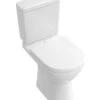 Villeroy & Boch O.novo - Staande Toiletpot, Afvoer Achteraan, DirectFlush, CeramicPlus, Alpine Wit 5661R0R1