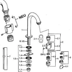Hansa Nova - Koudwaterkraan, Chroom 00918101 -Thuis-Badkamer 38f3f928712679d9b7cbc5a8