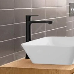 Hansgrohe Rebris E - Wastafelkraan Voor Waskom, Met Waste, CoolStart, Mat Zwart 72581670 9 Hansgrohe Rebris E - Wastafelkraan Voor Waskom, Met Waste, CoolStart, Mat Zwart 72581670 -Thuis-Badkamer 3bde6ffd809681e0a668d7dd