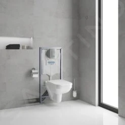 Grohe Solido - Toiletset Met Hangend Toilet + Softclose Wc Bril, Rimless, Even Bedieningspaneel, Chroom 39552000 -Thuis-Badkamer 3d6e275f676422b57b398205