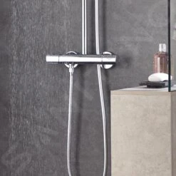 Grohe Euphoria - Regendouchesysteem Met Thermostaat, 180 Mm, 3-jets, Chroom 27296001 -Thuis-Badkamer 4254c21029fa867ffe9aedd5