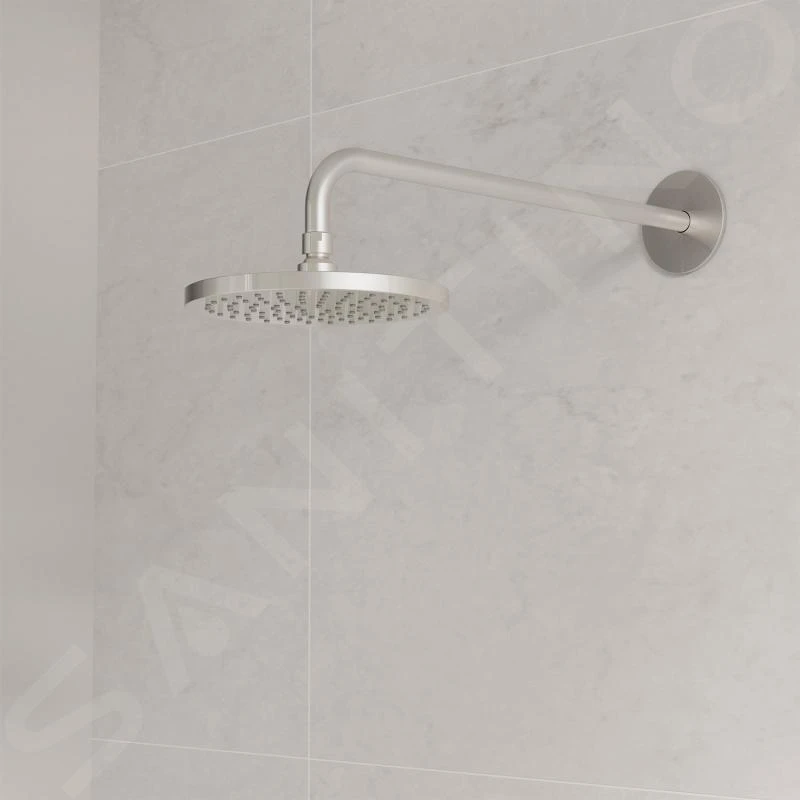 Steinberg 100 - Hoofddouche, Diameter 200 Mm, Geborsteld Nikkel 100 1687 BN 4 Steinberg 100 - Hoofddouche, Diameter 200 Mm, Geborsteld Nikkel 100 1687 BN - Afbeelding 4