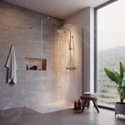 Ideal Standard Connect 2 - Douchewand Wetroom 700 Mm, Silver Bright/helder Glas K9375EO -Thuis-Badkamer 4958547c934d1a3eccc49ce7