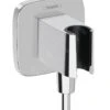 Hansgrohe Fixfit - Muuraansluitbocht Met Handdouchehouder, Chroom 26887000