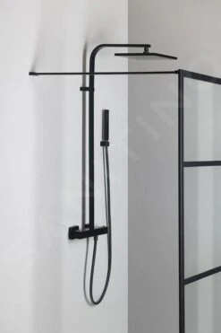 Sapho Dimy - Doucheset 250x250 Mm Met Thermostaat, Mat Zwart DM322BL 10 Sapho Dimy - Doucheset 250x250 Mm Met Thermostaat, Mat Zwart DM322BL -Thuis-Badkamer 4cce3da0c110fdd3d6b8acb2