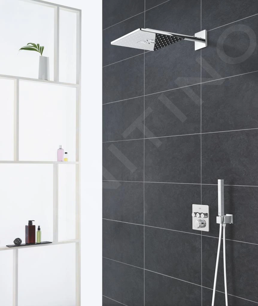 Grohe Rainshower SmartActive Cube - Hoofddouche 310 Mm, Douchearm 430 Mm, 2 Stralensoorten, Chroom 26479000 7 Grohe Rainshower SmartActive Cube - Hoofddouche 310 Mm, Douchearm 430 Mm, 2 Stralensoorten, Chroom 26479000 - Afbeelding 7
