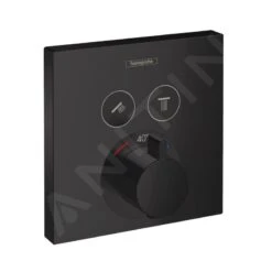 Hansgrohe Shower Select - Afbouwdeel Voor Inbouw Thermostaat Met Stopkraan En Omstelkraan, Zwart Mat 15763670