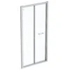 Ideal Standard Connect 2 - Vouwdeur 850 Mm, Silver Bright/helder Glas K9286EO