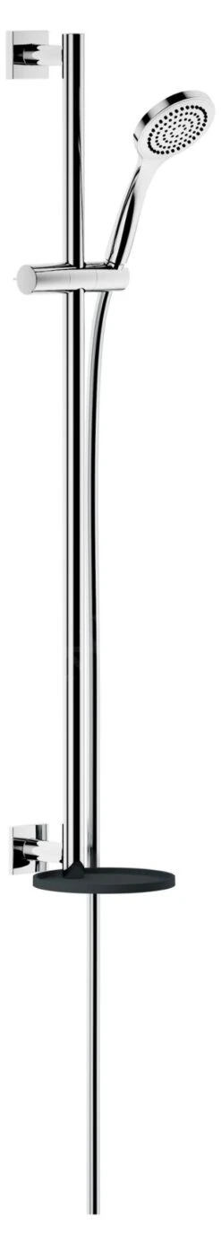 Keuco IXMO - Set Van Solo Douchekop, Houder, Stang En Slang, Chroom/zwartgrijs 59587010912