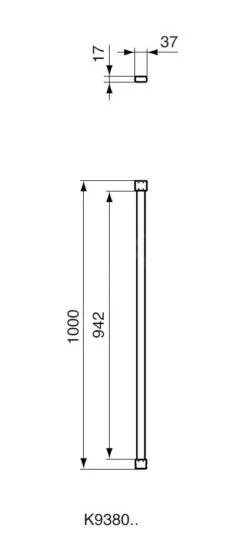 Ideal Standard Connect 2 - Bevestigingsarm, Chroom K9380VA -Thuis-Badkamer 5551ba2f10ad3bc9b1598870