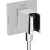 Hansgrohe Fixfit - Muuraansluitbocht Met Handdouchehouder, Chroom 26889000