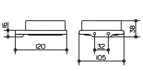Keuco Edition 400 - Planchet Met Schaal, Mat Glas/zwart Chroom Geborsteld 11549139000 2 Keuco Edition 400 - Planchet Met Schaal, Mat Glas/zwart Chroom Geborsteld 11549139000 - Afbeelding 2