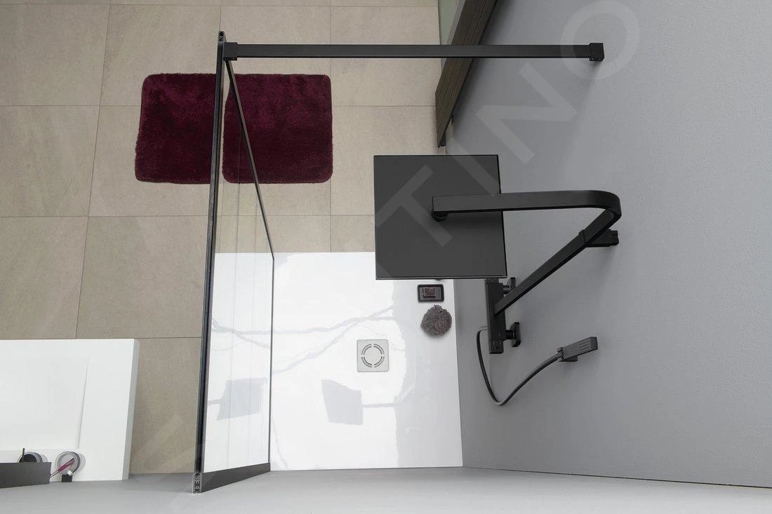 Sapho Dimy - Doucheset 250x250 Mm Met Thermostaat, Mat Zwart DM322BL 8 Sapho Dimy - Doucheset 250x250 Mm Met Thermostaat, Mat Zwart DM322BL - Afbeelding 8