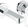 Grohe BauLoop - 2- Gats Inbouw Wastafelkraan Met Inbouwdeel, Chroom 20289000