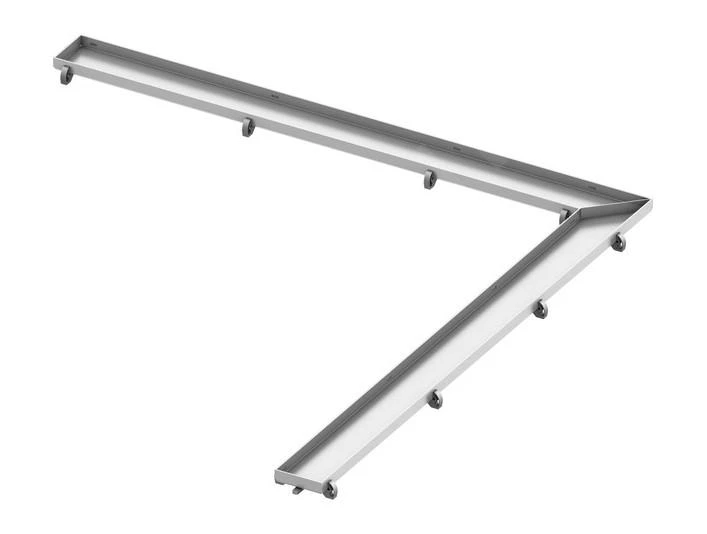 Tece TECEdrainline - Rooster Voor Het Aanbrengen Van Tegels 900 Mm, Hoekuitvoering, Roestvrij Staal 610970 1 Tece TECEdrainline - Rooster Voor Het Aanbrengen Van Tegels 900 Mm, Hoekuitvoering, Roestvrij Staal 610970