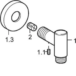 Hansa Aansluitbochten - Wandaansluitocht, Chroom 04420200 -Thuis-Badkamer 6c88098ffc1dfa09a9e5c7a7