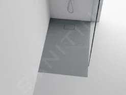 Sapho Acora - Douchebak 1200x800 Mm, Gegoten Marmer, Decor Grijze Steen AC024 -Thuis-Badkamer 6f8e8644039182b63a7ec7ea