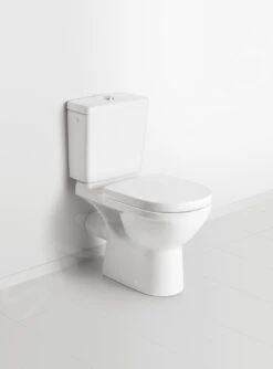 Villeroy & Boch O.novo - Staande Toiletpot, Afvoer Achteraan, DirectFlush, CeramicPlus, Alpine Wit 5661R0R1 -Thuis-Badkamer 74254d1b2b3a69644fe65b40