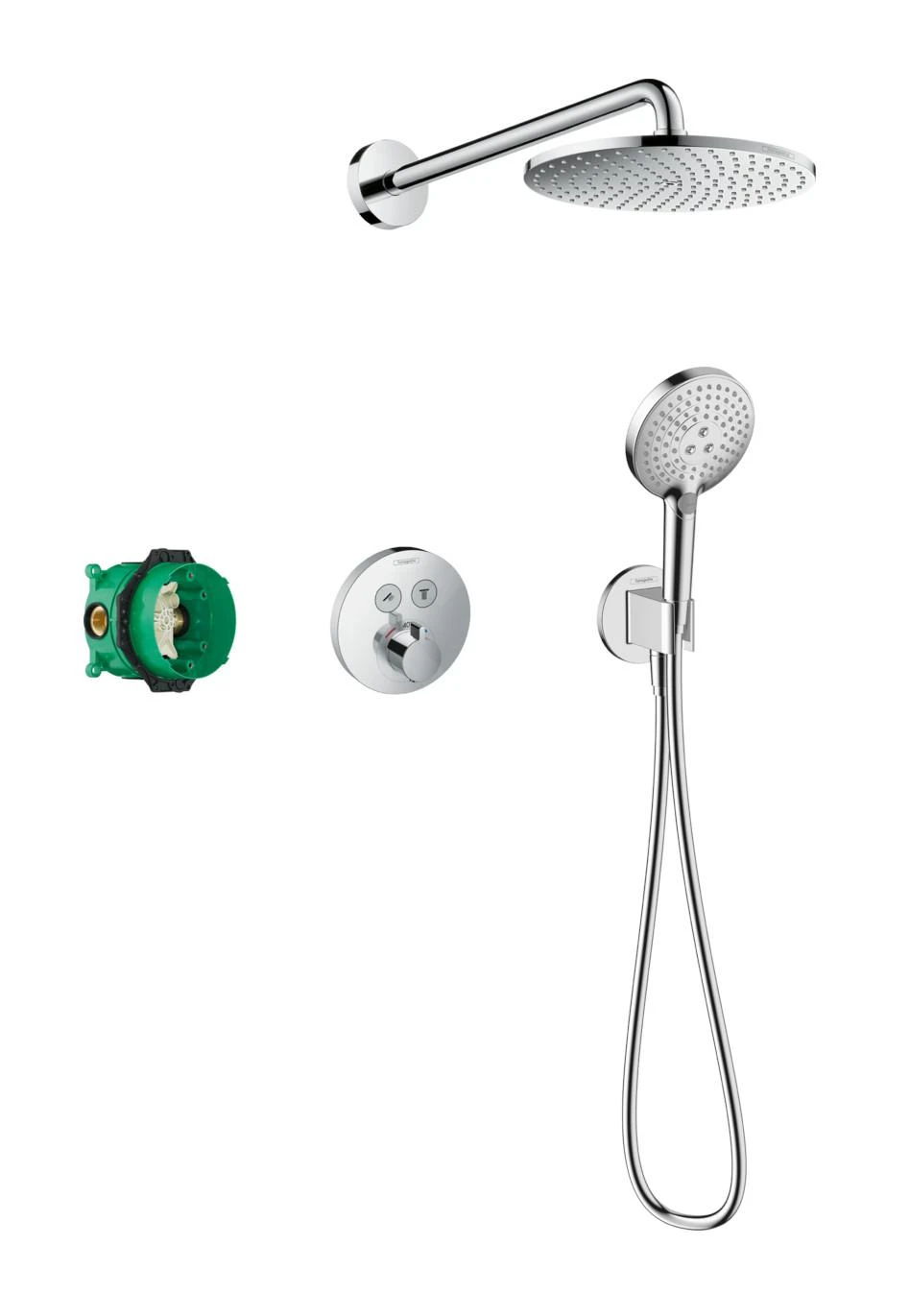 Hansgrohe Raindance S - Doucheset 240, Met ShowerSelect S Inbouw Thermostaatkraan, Chroom 27951000 1 Hansgrohe Raindance S - Doucheset 240, Met ShowerSelect S Inbouw Thermostaatkraan, Chroom 27951000