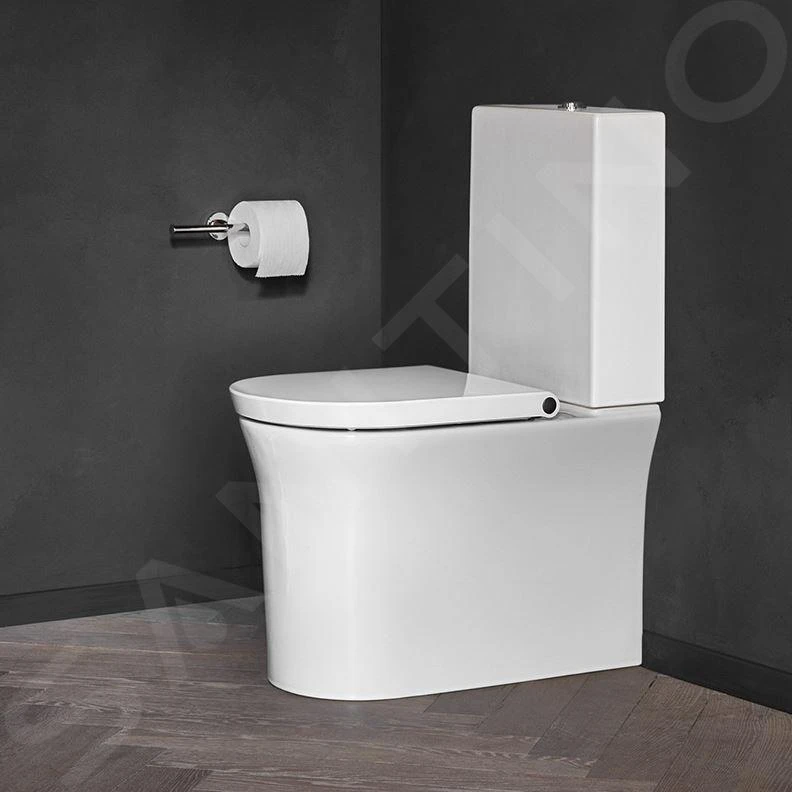 Duravit White Tulip - Duoblok Toilet, Vario Afvoer, Rimless, Wit 2197090000 3 Duravit White Tulip - Duoblok Toilet, Vario Afvoer, Rimless, Wit 2197090000 - Afbeelding 3