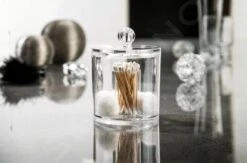 Compactor Make-up Organizer - Doos Voor Wattenschijfjes En Wattenstaafjes, Doorschijnend Kunststof RAN5058 -Thuis-Badkamer 7b6bfe9281b88815cb36ce8b