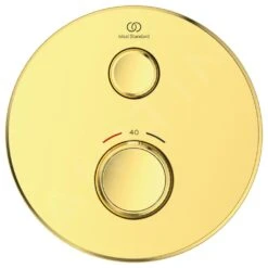 Ideal Standard CeraTherm Navigo - Inbouwthermostaat, Opbouwdeel, Brushed Gold A7295A2 6 Ideal Standard CeraTherm Navigo - Inbouwthermostaat, Opbouwdeel, Brushed Gold A7295A2 -Thuis-Badkamer 7f760c468373b7c5cce66f38