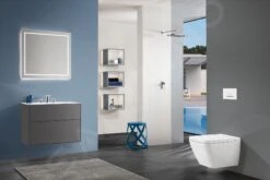 Villeroy & Boch Squaro Infinity - Douchebak, 900x900 Mm, Quaryl, Antraciet UDQ9090SQI1V-1S -Thuis-Badkamer 8333f04b3e347ca8f53b4f38