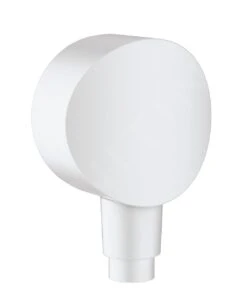 Hansgrohe Fixfit - Wandaansluitbocht S Met Terugslagklep, Mat Wit 26453700