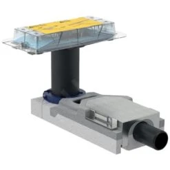 Geberit CleanLine - Ruwbouwset Douchegoot, Inbouwhoogte 65-90 Mm, Afvoer 40 Mm 154.152.00.1