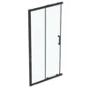 Ideal Standard Connect 2 - Schuif Douchedeur, 2-delig, 1000 Mm, Zwart/helder Glas K9262V3