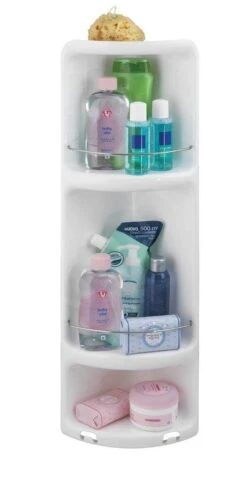 Sapho Gedy Badkameraccessoires - Ceasar Hoekplanchet Voor Douche 226x710x160 Mm, Wit 7081 -Thuis-Badkamer 8a53e8a8c897ef6848eaa820