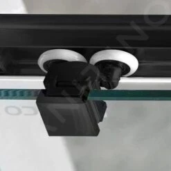 Gelco Sigma - Douchehoek 100x100 Cm, R550, Mat Zwart/helder Glas GS5510B -Thuis-Badkamer 8e4d1ef18b4d9a95353fe4d7 2