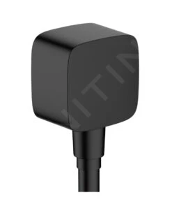 Hansgrohe Fixfit - Wandaansluitbocht Met Terugslagklep, Mat Zwart 26457670